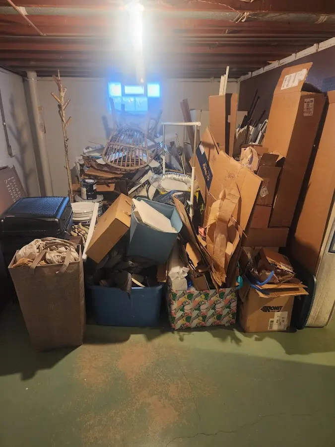 Roll-off dumpster container at job site for Yard Waste Dumpster Rental in New Port Richey East